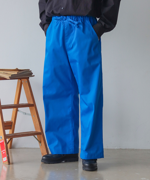 417 EDIFICE(フォーワンセブンエディフィス)の「French work easy pants / イージーパンツ(カーゴパンツ・メンズ・ホワイト/ブラック/カーキ/ピンク/ブルー/ブルー系その他・SMALL/MEDIUM/LARGE)」の1枚目の写真