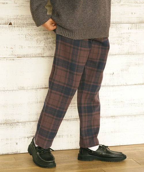 BAYFLOW（ベイフロー）の「ダブルフェイスネルパンツ（その他パンツ・メンズ・ブラック/ネイビー/ブラウン・MEDIUM/LARGE）」の2枚目の写真