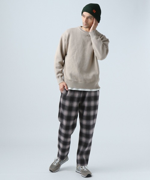 BAYFLOW（ベイフロー）の「ダブルフェイスネルパンツ（その他パンツ・メンズ・ブラック/ネイビー/ブラウン・MEDIUM/LARGE）」の6枚目の写真