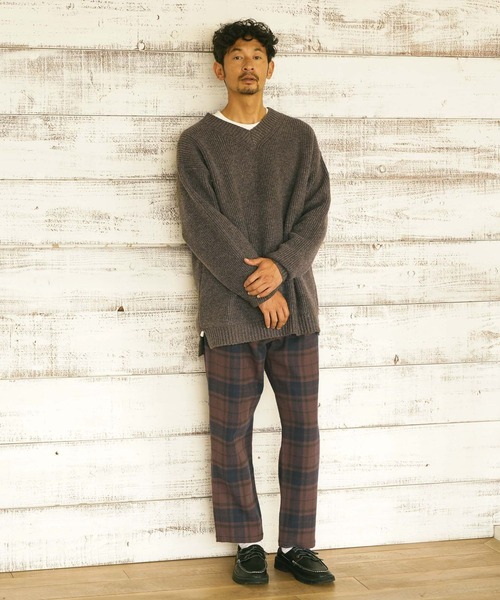 BAYFLOW（ベイフロー）の「ダブルフェイスネルパンツ（その他パンツ・メンズ・ブラック/ネイビー/ブラウン・MEDIUM/LARGE）」の4枚目の写真