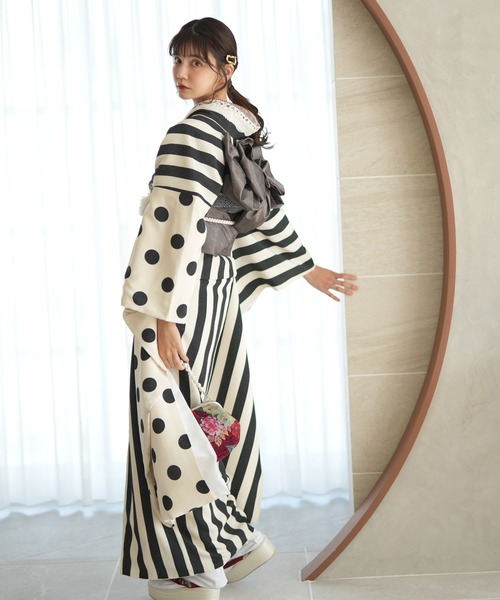 振袖2点セット　着物＋袋帯