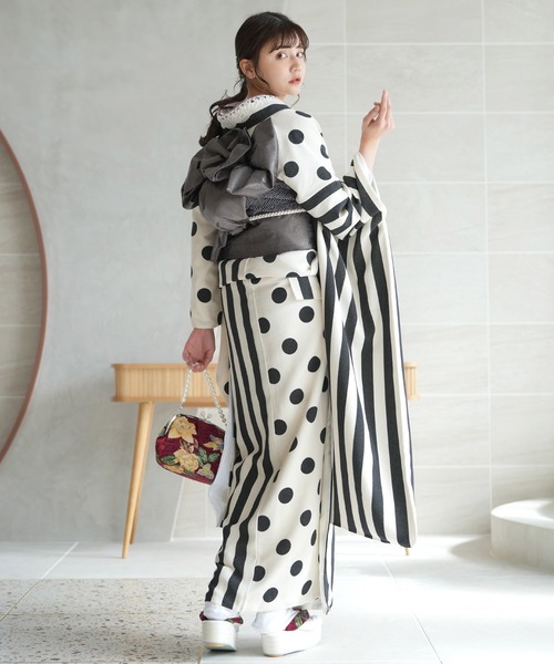 振袖2点セット　着物＋袋帯