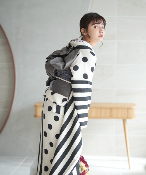 振袖2点セット　着物＋袋帯