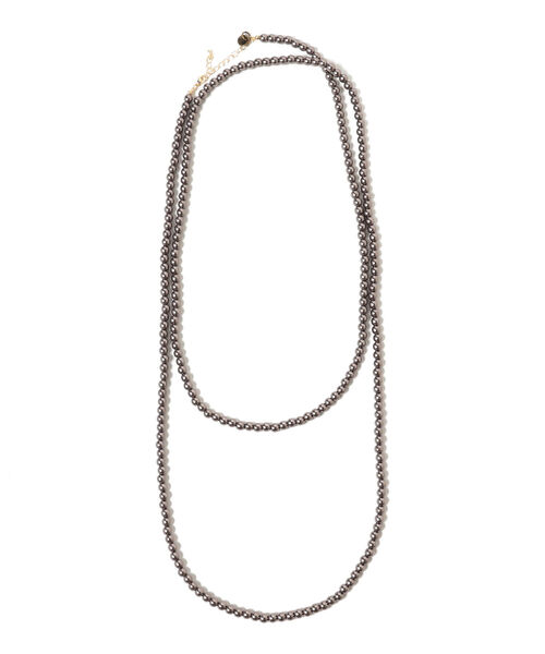 BEAMS BOY(ビームスボーイ)の「BEAMS BOY / 樹脂 パール ロングネックレス NEW(ネックレス・レディース・ブラウン系その他5・ONE SIZE)」の1枚目の写真