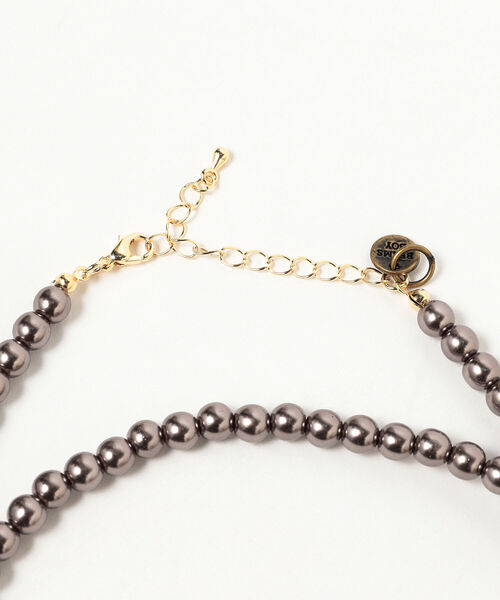 BEAMS BOY(ビームスボーイ)の「BEAMS BOY / 樹脂 パール ロングネックレス NEW(ネックレス・レディース・ブラウン系その他5・ONE SIZE)」の3枚目の写真
