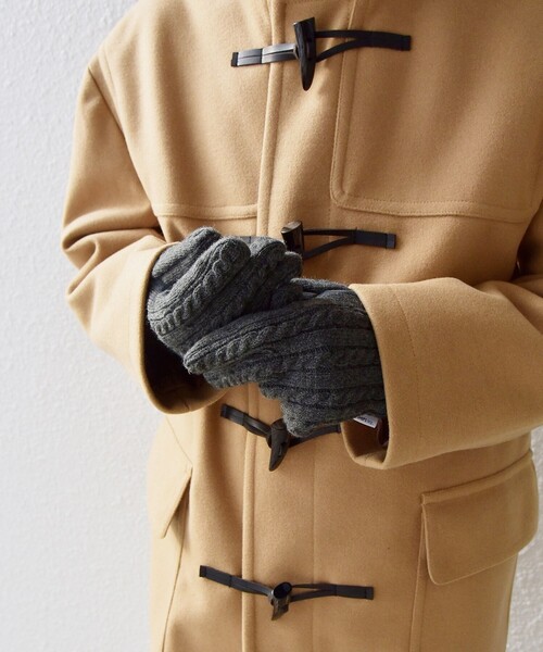 SHIPS any(シップス エニィ)の「SHIPS any: 【タッチスクリーン対応】ケーブル ニット グローブ 22FW(手袋・メンズ・グレー/ブラック/ネイビー・ONE SIZE)」の9枚目の写真