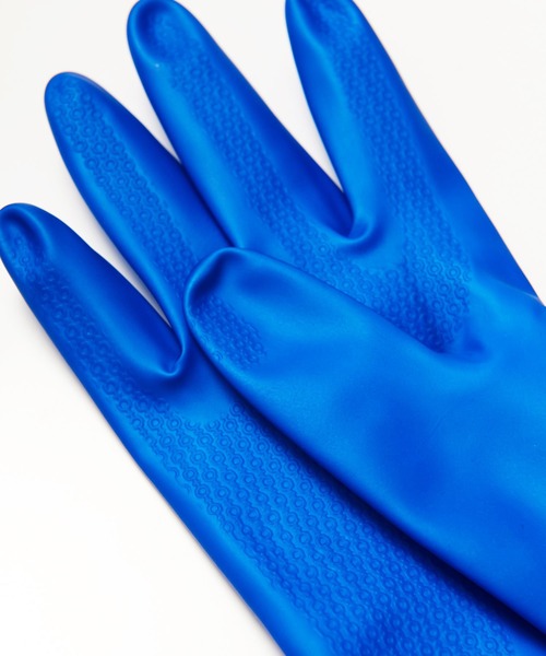 GORDON MILLER（ゴードンミラー）の「GORDON MILLER（ゴードンミラー）ソフトビニルグローブ（掃除グッズ・メンズ・ブルー・M/L）」の5枚目の写真
