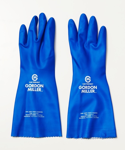 GORDON MILLER（ゴードンミラー）の「GORDON MILLER（ゴードンミラー）ソフトビニルグローブ（掃除グッズ・メンズ・ブルー・M/L）」の7枚目の写真