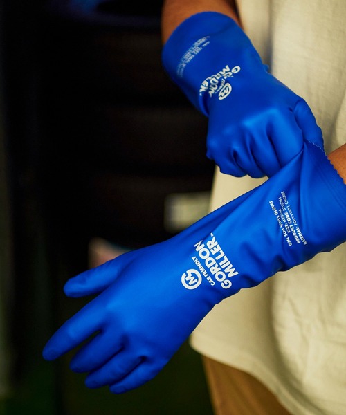 GORDON MILLER（ゴードンミラー）の「GORDON MILLER（ゴードンミラー）ソフトビニルグローブ（掃除グッズ・メンズ・ブルー・M/L）」の12枚目の写真