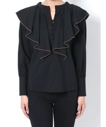 フリルメローデザインブラウス