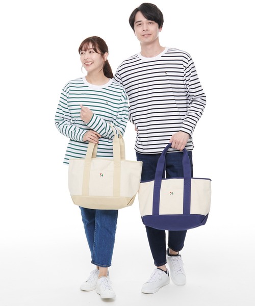 Arnold Palmer(アーノルドパーマー)の「キャンバス シェア ラージ トート(トートバッグ・レディース・ネイビー/ベージュ・F)」の20枚目の写真