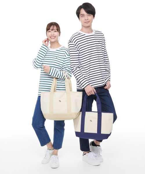 Arnold Palmer(アーノルドパーマー)の「キャンバス シェア ラージ トート(トートバッグ・レディース・ネイビー/ベージュ・F)」の19枚目の写真