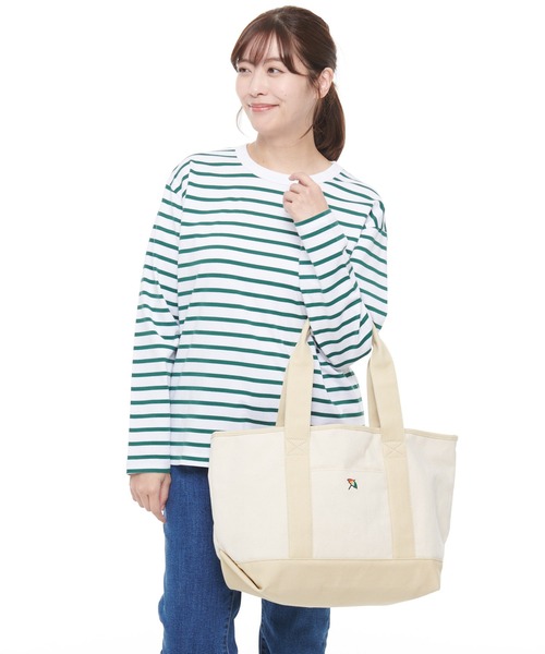 Arnold Palmer(アーノルドパーマー)の「キャンバス シェア ラージ トート(トートバッグ・レディース・ネイビー/ベージュ・F)」の15枚目の写真