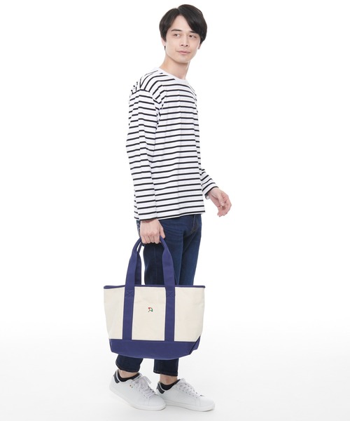 Arnold Palmer(アーノルドパーマー)の「キャンバス シェア ラージ トート(トートバッグ・レディース・ネイビー/ベージュ・F)」の17枚目の写真