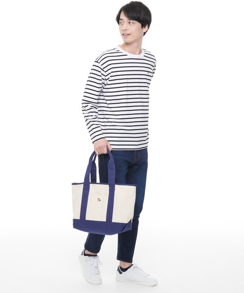 Arnold Palmer(アーノルドパーマー)の「キャンバス シェア ラージ トート(トートバッグ・レディース・ネイビー/ベージュ・F)」の18枚目の写真