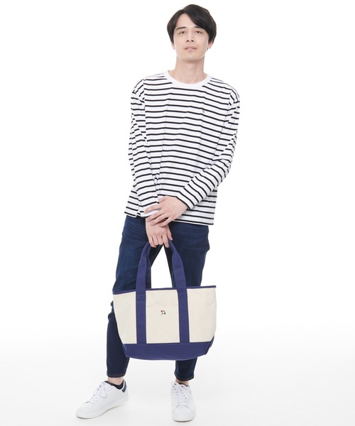 Arnold Palmer(アーノルドパーマー)の「キャンバス シェア ラージ トート(トートバッグ・レディース・ネイビー/ベージュ・F)」の16枚目の写真