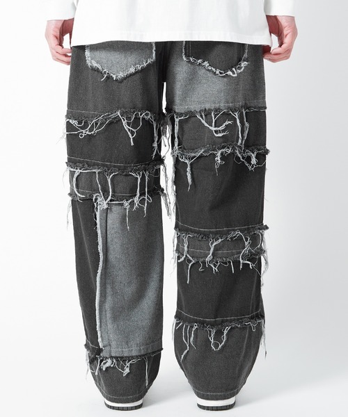 improves（インプローブス）の「クレイジープリント ワイド デニムパンツ（デニムパンツ・メンズ・ブルー/ブラック/ブラック系その他・MEDIUM/LARGE）」の16枚目の写真