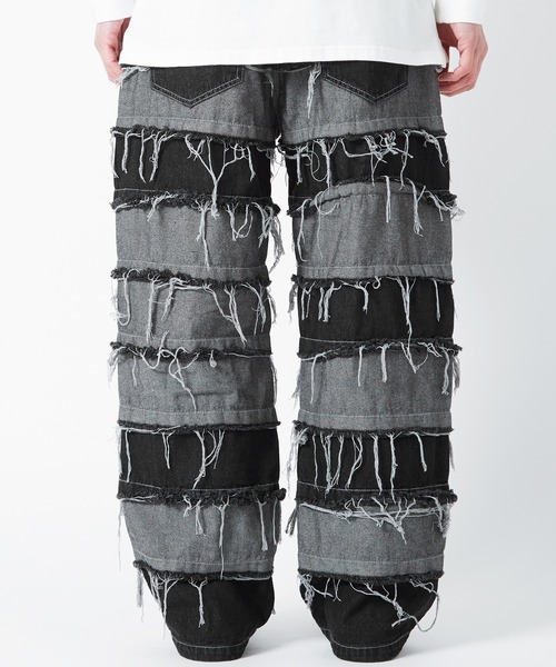 improves（インプローブス）の「クレイジープリント ワイド デニムパンツ（デニムパンツ・メンズ・ブルー/ブラック/ブラック系その他・MEDIUM/LARGE）」の22枚目の写真