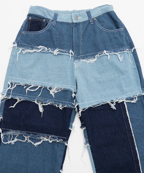 improves（インプローブス）の「クレイジープリント ワイド デニムパンツ（デニムパンツ・メンズ・ブルー/ブラック/ブラック系その他・MEDIUM/LARGE）」の17枚目の写真