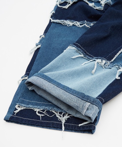 improves（インプローブス）の「クレイジープリント ワイド デニムパンツ（デニムパンツ・メンズ・ブルー/ブラック/ブラック系その他・MEDIUM/LARGE）」の7枚目の写真