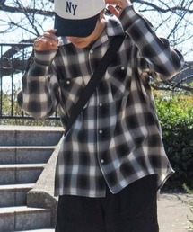 【BACK NUMBER】オンブレチェックシャツ