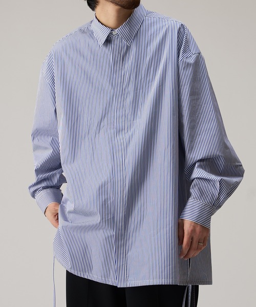 Lui's（ルイス）の「THOMAS MASON コードシャツ（シャツ/ブラウス・メンズ・ホワイト/ブラック/ブルー・S/M）」の3枚目の写真