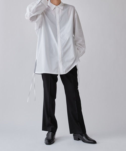 Lui's（ルイス）の「THOMAS MASON コードシャツ（シャツ/ブラウス・メンズ・ホワイト/ブラック/ブルー・S/M）」の15枚目の写真