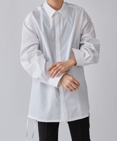 Lui's（ルイス）の「THOMAS MASON コードシャツ（シャツ/ブラウス・メンズ・ホワイト/ブラック/ブルー・S/M）」の11枚目の写真