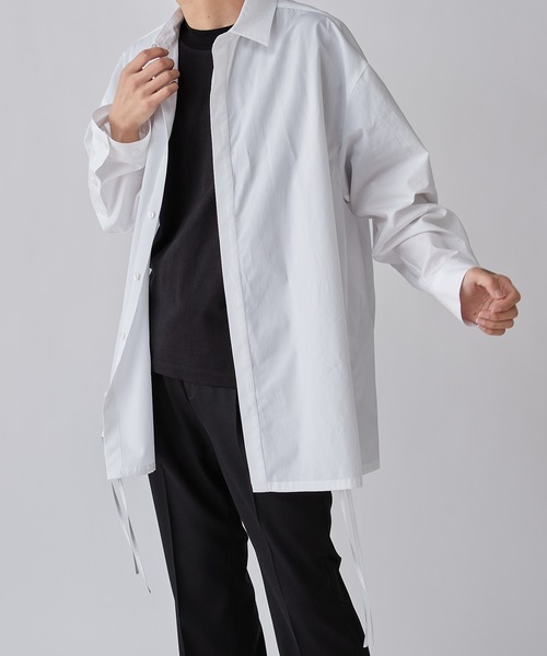 Lui's（ルイス）の「THOMAS MASON コードシャツ（シャツ/ブラウス・メンズ・ホワイト/ブラック/ブルー・S/M）」の6枚目の写真