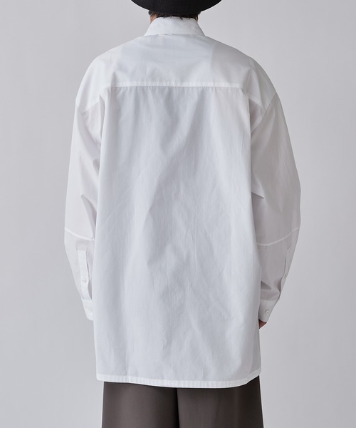 Lui's（ルイス）の「THOMAS MASON コードシャツ（シャツ/ブラウス・メンズ・ホワイト/ブラック/ブルー・S/M）」の13枚目の写真