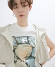 SALON adam et rope' | 【MagazineF for SALON】別注ノースリーブプリントTシャツ(Tシャツ/カットソー)