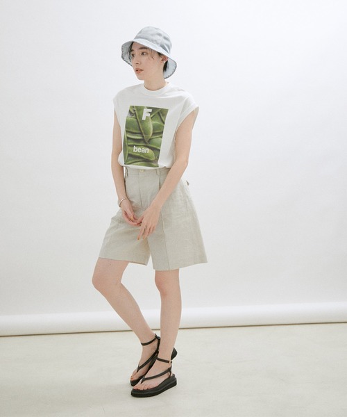 SALON adam et rope'（サロン アダム エ ロペ）の「【MagazineF for SALON】別注ノースリーブプリントTシャツ（Tシャツ/カットソー・レディース・ホワイト/ホワイト系その他/ホワイト系その他2/ホワイト系その他3・FREE）」の10枚目の写真