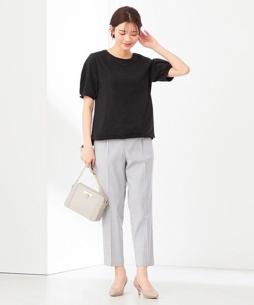 ANY SIS(エニィスィス)の「【洗える】コードレーンストレッチ テーパードパンツ(その他パンツ・レディース・ブラック系1/ネイビー系1・1/2/3)」の9枚目の写真