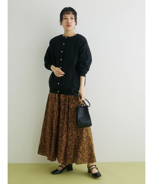 CRAFT STANDARD BOUTIQUE(クラフトスタンダードブティック)の「インドコットン プリントフレアースカート(スカート・レディース・ネイビー/オフホワイト/マスタード・M/L)」の18枚目の写真