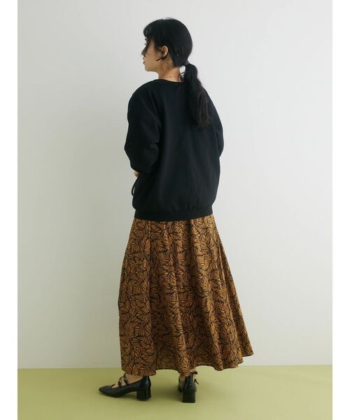 CRAFT STANDARD BOUTIQUE(クラフトスタンダードブティック)の「インドコットン プリントフレアースカート(スカート・レディース・ネイビー/オフホワイト/マスタード・M/L)」の19枚目の写真