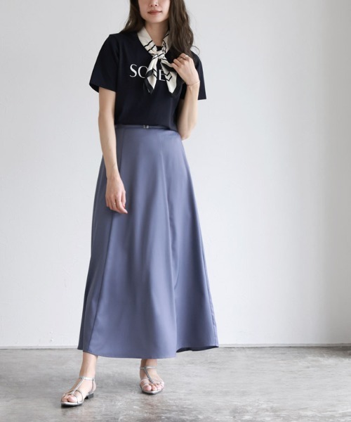 Pierrot(ピエロ)の「シャツスカートセットアップ(ワンピース・レディース・ブルー系その他/アイボリー・M/L)」の21枚目の写真