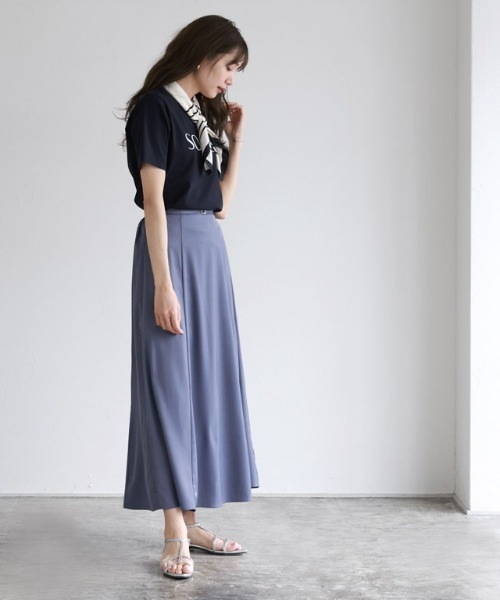 Pierrot(ピエロ)の「シャツスカートセットアップ(ワンピース・レディース・ブルー系その他/アイボリー・M/L)」の22枚目の写真