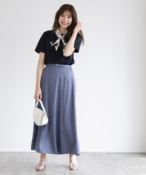 Pierrot(ピエロ)の「シャツスカートセットアップ(ワンピース・レディース・ブルー系その他/アイボリー・M/L)」の20枚目の写真