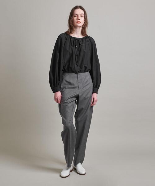 LOEFF（ロエフ）の「＜LOEFF＞C/NY ギャザーブラウス（シャツ