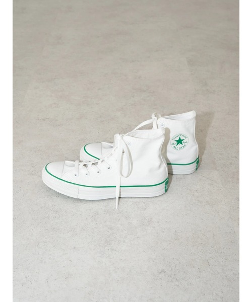 CONVERSE ALL STAR(コンバースオールスター)の「CONVERSE×earth ALL☆STAR HI(スニーカー・レディース・ホワイト/ブラック・22.5cm/23cm/23.5cm/24cm/24.5cm)」の18枚目の写真