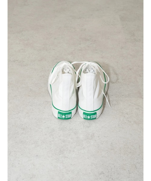 CONVERSE ALL STAR(コンバースオールスター)の「CONVERSE×earth ALL☆STAR HI(スニーカー・レディース・ホワイト/ブラック・22.5cm/23cm/23.5cm/24cm/24.5cm)」の3枚目の写真