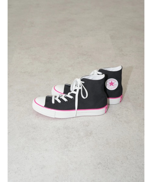 CONVERSE ALL STAR(コンバースオールスター)の「CONVERSE×earth ALL☆STAR HI(スニーカー・レディース・ホワイト/ブラック・22.5cm/23cm/23.5cm/24cm/24.5cm)」の8枚目の写真
