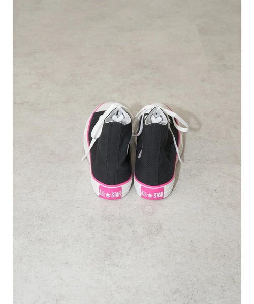 CONVERSE ALL STAR(コンバースオールスター)の「CONVERSE×earth ALL☆STAR HI(スニーカー・レディース・ホワイト/ブラック・22.5cm/23cm/23.5cm/24cm/24.5cm)」の6枚目の写真