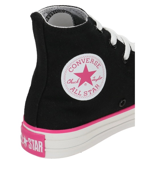 CONVERSE ALL STAR(コンバースオールスター)の「CONVERSE×earth ALL☆STAR HI(スニーカー・レディース・ホワイト/ブラック・22.5cm/23cm/23.5cm/24cm/24.5cm)」の14枚目の写真
