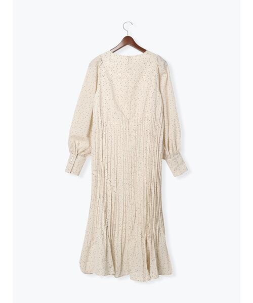 Te chichi（テチチ）の「ドットランダムプリーツワンピース（ワンピース・レディース・ブラック/オフホワイト・ﾌﾘ-）」の20枚目の写真