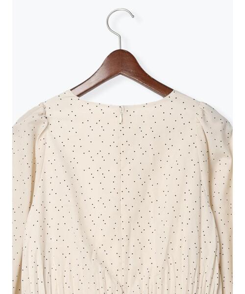 Te chichi（テチチ）の「ドットランダムプリーツワンピース（ワンピース・レディース・ブラック/オフホワイト・ﾌﾘ-）」の16枚目の写真