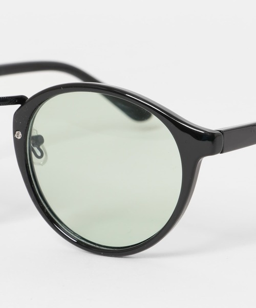 SMELLY（スメリー）の「メタルブリッジコンビサングラス（メガネ・レディース・グレー系その他/グリーン系その他・-）」の4枚目の写真