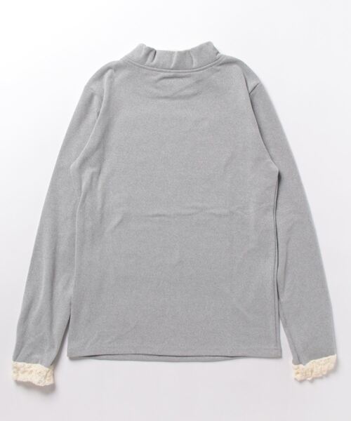 Sakka（サッカ）の「レイヤード風ハイネックトップス（Tシャツ/カットソー・レディース・ブラウン/グレー/ブラック/ベージュ/ダークグレー・L/M/XL）」の6枚目の写真