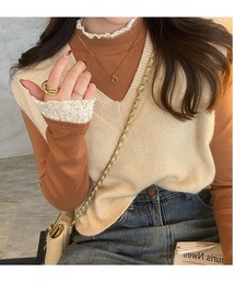 Sakka | レイヤード風ハイネックトップス(Tシャツ/カットソー)