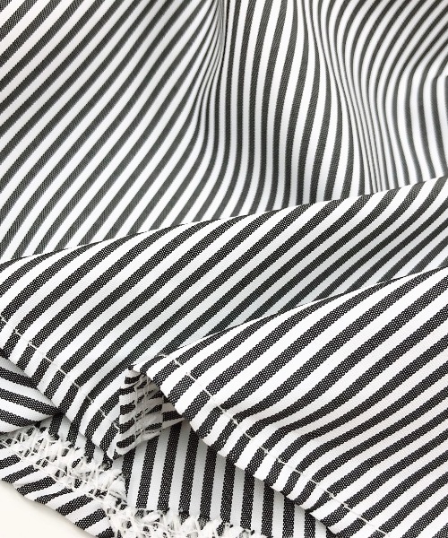 SHEENA（シーナ）の「ストライプキャンディスリーブブラウス（シャツ/ブラウス・レディース・サックスブルー/ブラック・M）」の17枚目の写真